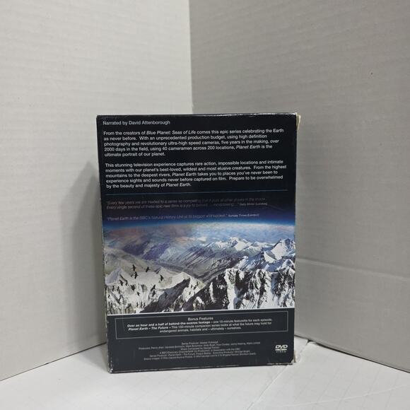 Planet Earth DVD The Complete Series 5 Disc Set BBC Video Very Good - Picture 2 of 3